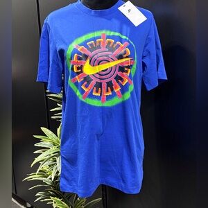 Nike The Nike Tee Game Royal,Swoosh Logo chest,crew neck,everyday,athketic